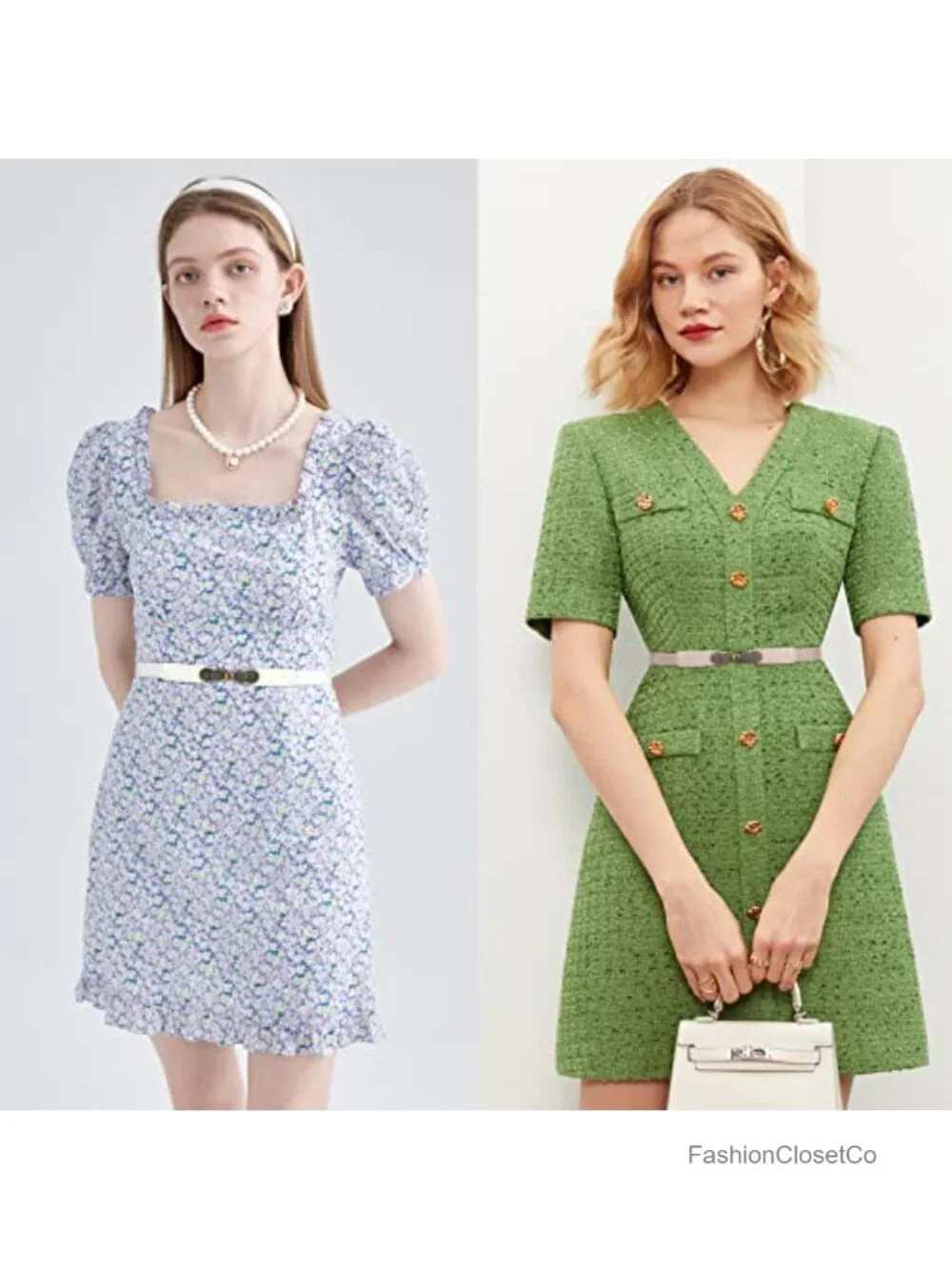 Women Skinny Stretch Elastic Belt Retro Vintage Thin Belt with Metal Buckle